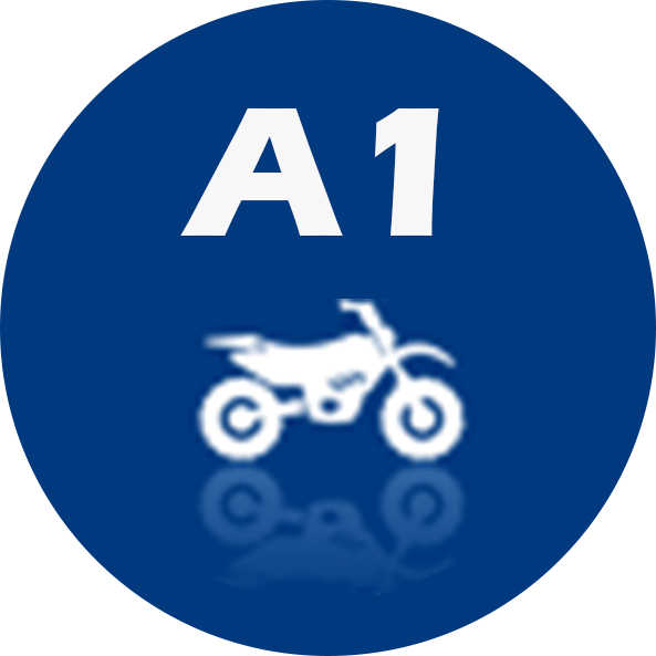 Leichtkrafträder bis 125 ccm, max. 11 kW.